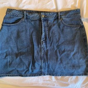 Forever 21 jeans skirt